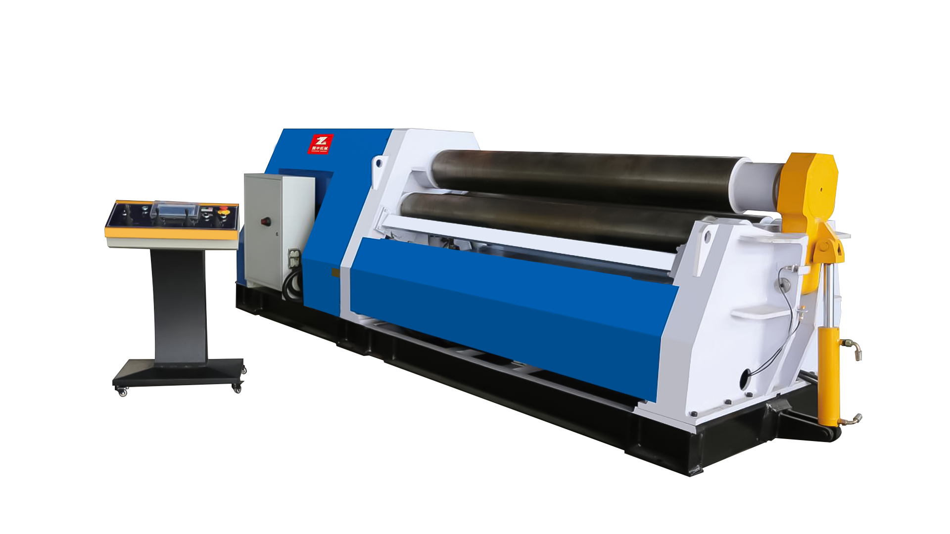 CNC-elektrische servo-plaatwalsmachine met vier rollen
